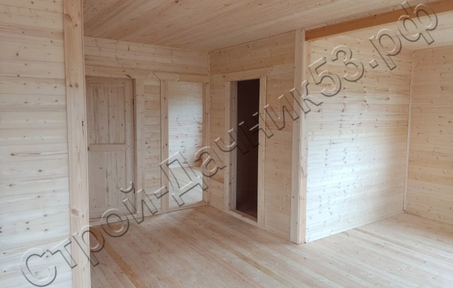 4 Каркасно-щитовой дом  Д-3, 9х8.5м, 67.5  М², Тверская область, Калязинский район, деревня Ярославищи. (17)